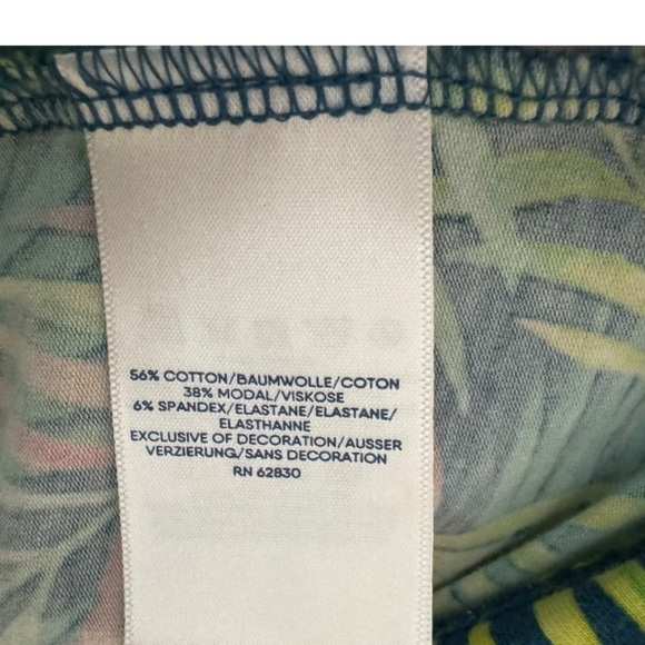 Lands’ End Tropical Print Tank Top Small Tall - Picture 4 of 6